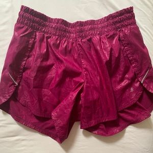 Athleta Racer Run track Shorts